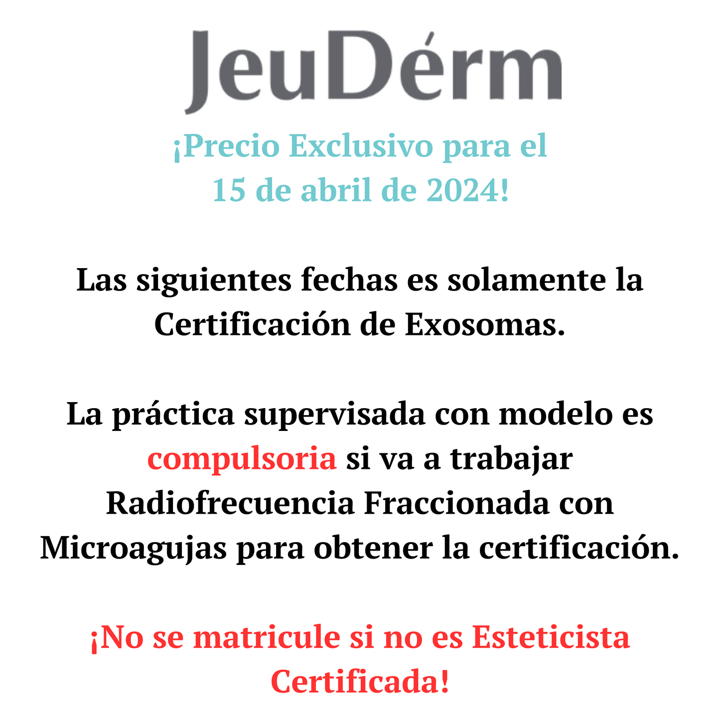 Curso | Certificación en Inducción de Exosomas + Curso 5 Técnicas Coreanas