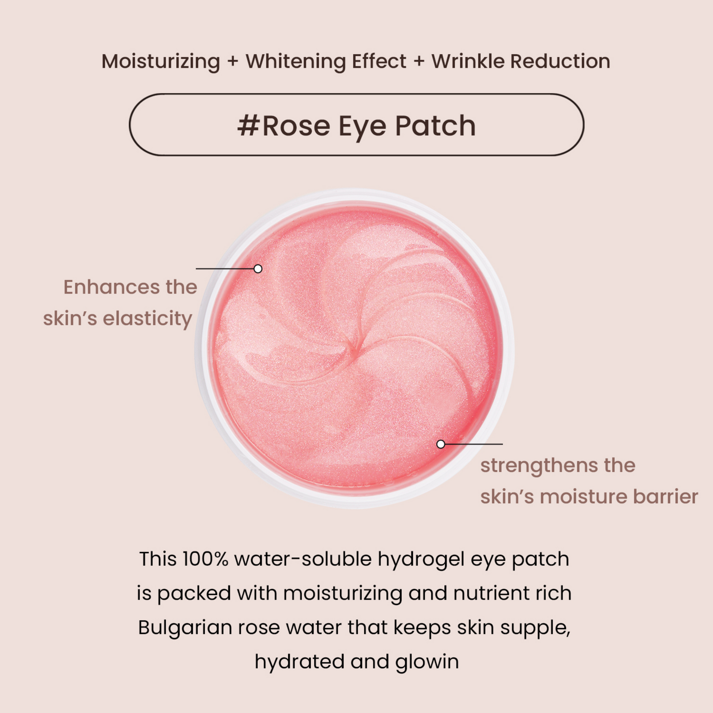 Heimish | Bulgarian Rose Water Hydrogel Patch