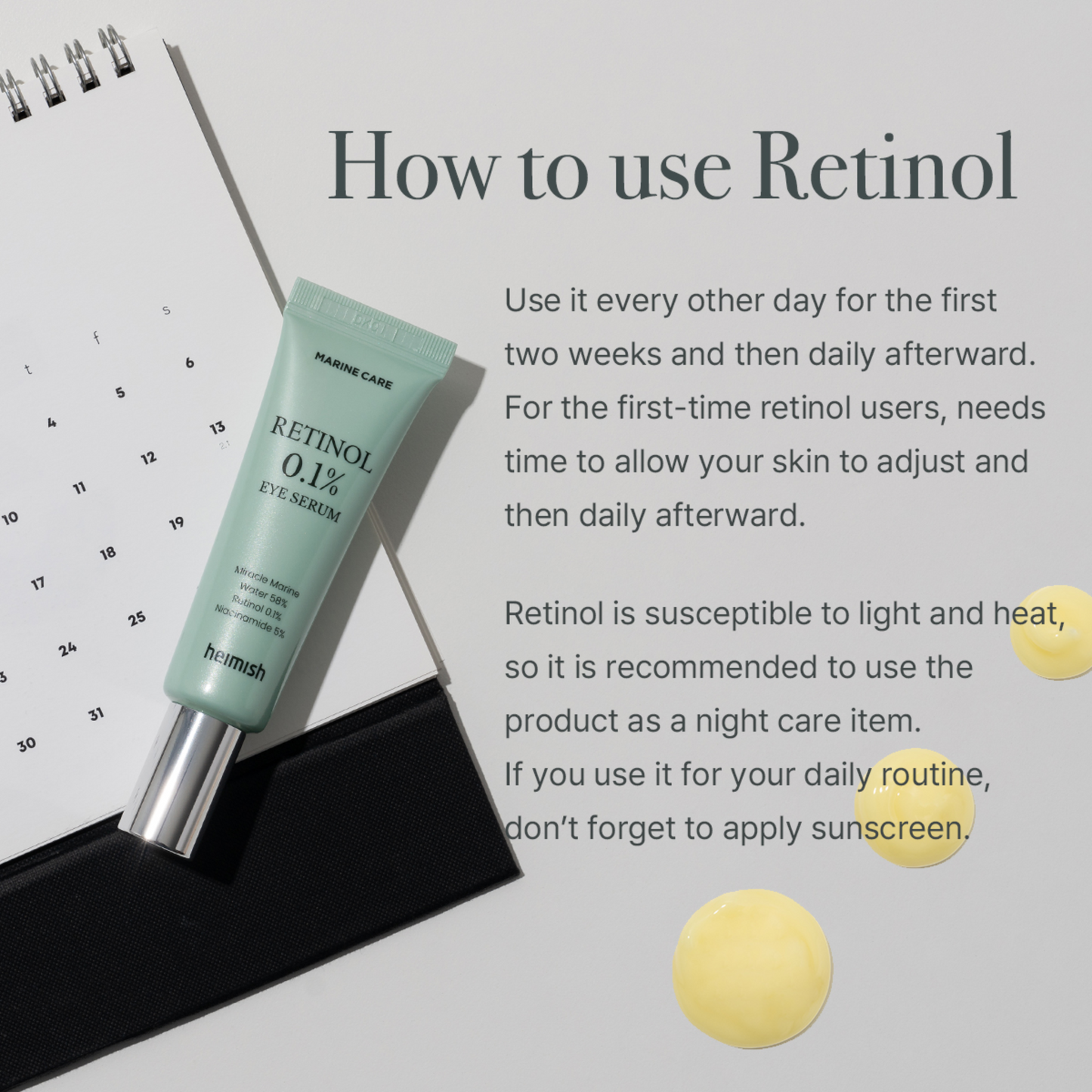 Heimish | Marine Care Retinol Eye Serum