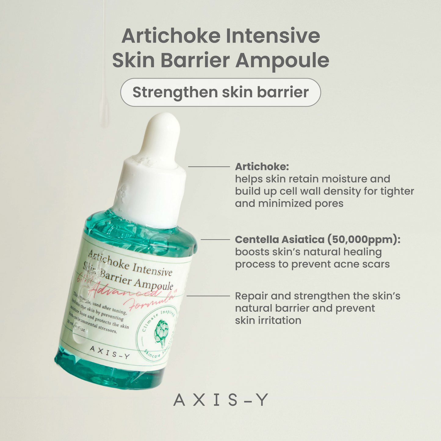 Axis-Y | Artichoke Intensive Skin Barrier Ampoule